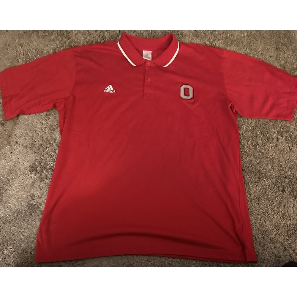 Adidas‎ Ohio State Buckeyes Polo Shirt Xxlarge Mislabled Tag